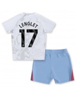 Aston Villa Clement Lenglet #17 Vieraspaita Lasten 2023-24 Lyhythihainen (+ shortsit)